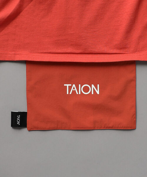 TAION（タイオン）の「【TAION/タイオン】FREDYMAC別注 パッカブルTシャツ ポケT UNISEX（Tシャツ/カットソー・メンズ・サックスブルー/ベージュ/ホワイト/イエロー/ブラック/オレンジ・M/L）」の17枚目の写真