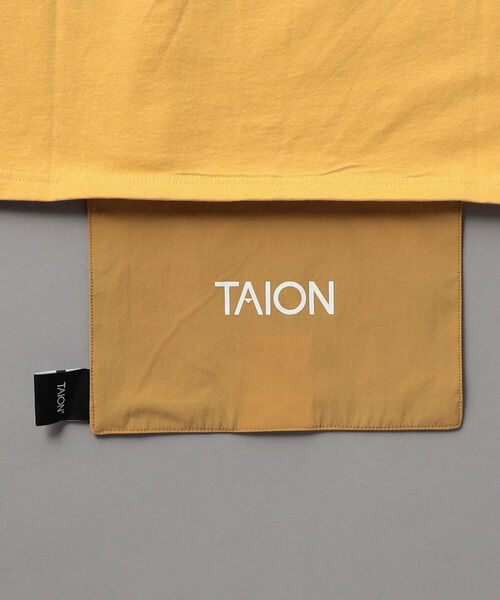 TAION（タイオン）の「【TAION/タイオン】FREDYMAC別注 パッカブルTシャツ ポケT UNISEX（Tシャツ/カットソー・メンズ・サックスブルー/ベージュ/ホワイト/イエロー/ブラック/オレンジ・M/L）」の18枚目の写真