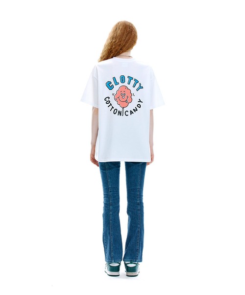 CLOTTY(クロッティ)の「『CLOTTY/クロッティー』COTTON CANDY T-SHIRT/コットンキャンティー 半袖Tシャツ(Tシャツ/カットソー・レディース・ホワイト・FREE)」の11枚目の写真