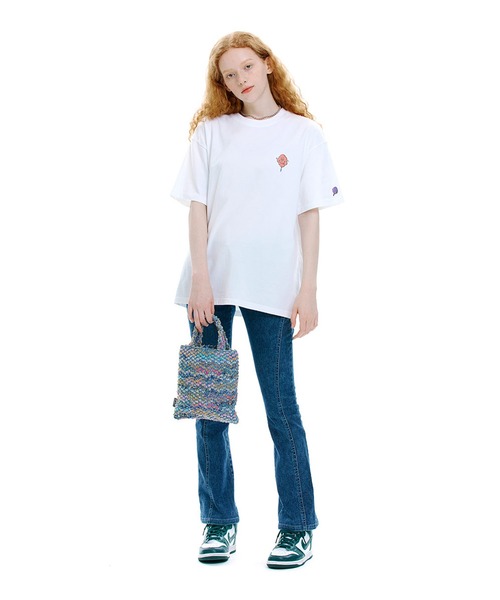 CLOTTY(クロッティ)の「『CLOTTY/クロッティー』COTTON CANDY T-SHIRT/コットンキャンティー 半袖Tシャツ(Tシャツ/カットソー・レディース・ホワイト・FREE)」の7枚目の写真