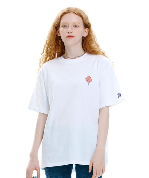 CLOTTY(クロッティ)の「『CLOTTY/クロッティー』COTTON CANDY T-SHIRT/コットンキャンティー 半袖Tシャツ(Tシャツ/カットソー・レディース・ホワイト・FREE)」の6枚目の写真