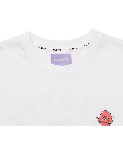CLOTTY(クロッティ)の「『CLOTTY/クロッティー』COTTON CANDY T-SHIRT/コットンキャンティー 半袖Tシャツ(Tシャツ/カットソー・レディース・ホワイト・FREE)」の3枚目の写真