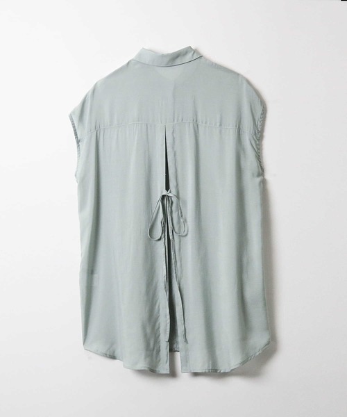 HONEYSUCKLE ROSE（ハニーサックルローズ）の「【HONEYSUCKLE ROSE】バックデザインブラウス（シャツ/ブラウス・レディース・オフホワイト/グリーン/ブラック・M/L）」の22枚目の写真