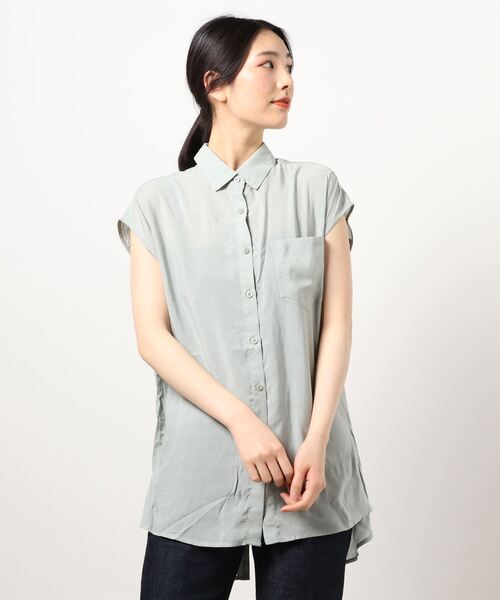 HONEYSUCKLE ROSE（ハニーサックルローズ）の「【HONEYSUCKLE ROSE】バックデザインブラウス（シャツ/ブラウス・レディース・オフホワイト/グリーン/ブラック・M/L）」の15枚目の写真