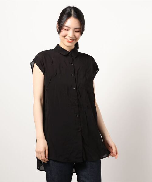 HONEYSUCKLE ROSE（ハニーサックルローズ）の「【HONEYSUCKLE ROSE】バックデザインブラウス（シャツ/ブラウス・レディース・オフホワイト/グリーン/ブラック・M/L）」の9枚目の写真