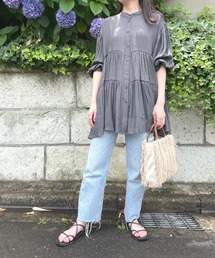 ＪＵＧＬＡＮＳ | ☆ スラブガーゼ 2wayティアードBL(シャツ/ブラウス)