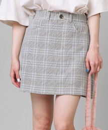 SPINNS（スピンズ）の「チェックデザインミニスカート（スカート）」