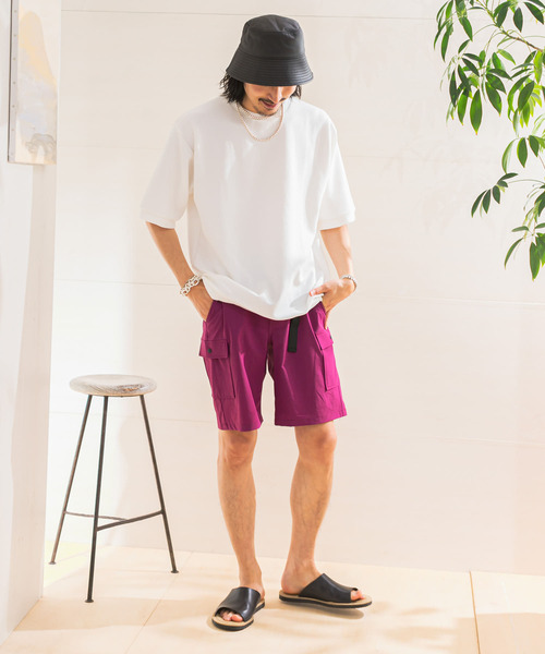 URBAN RESEARCH Sonny Label（アーバンリサーチサニーレーベル）の「シルキータッチダンボールニットTシャツ（Tシャツ/カットソー・メンズ・チャコールグレー/オフホワイト/ブルー/ミント・MEDIUM/LARGE）」の21枚目の写真