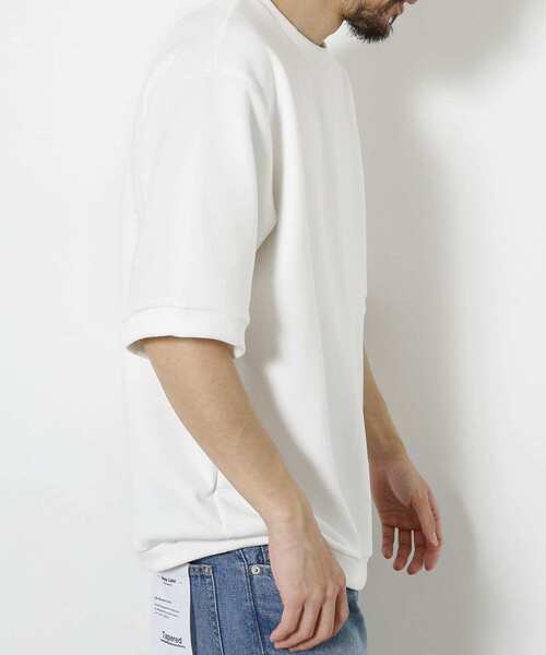 URBAN RESEARCH Sonny Label（アーバンリサーチサニーレーベル）の「シルキータッチダンボールニットTシャツ（Tシャツ/カットソー・メンズ・チャコールグレー/オフホワイト/ブルー/ミント・MEDIUM/LARGE）」の14枚目の写真