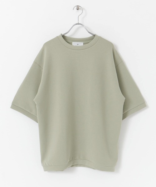 URBAN RESEARCH Sonny Label（アーバンリサーチサニーレーベル）の「シルキータッチダンボールニットTシャツ（Tシャツ/カットソー・メンズ・チャコールグレー/オフホワイト/ブルー/ミント・MEDIUM/LARGE）」の22枚目の写真