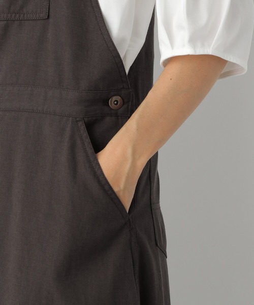 LEPSIM(レプシィム)の「大人上品サロペット 954074(サロペット/オーバーオール・レディース・チャコールグレー/ブラウン/ブラック・MEDIUM/LARGE)」の22枚目の写真