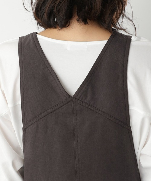 LEPSIM(レプシィム)の「大人上品サロペット 954074(サロペット/オーバーオール・レディース・チャコールグレー/ブラウン/ブラック・MEDIUM/LARGE)」の20枚目の写真