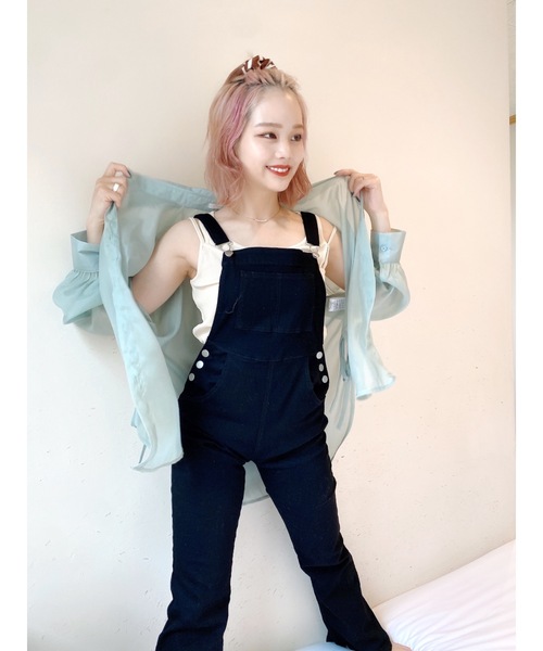 JUMELLE（ジュメロ）の「シアーリボンシャツ（シャツ/ブラウス・レディース・ミント/クリーム・FREE）」の22枚目の写真