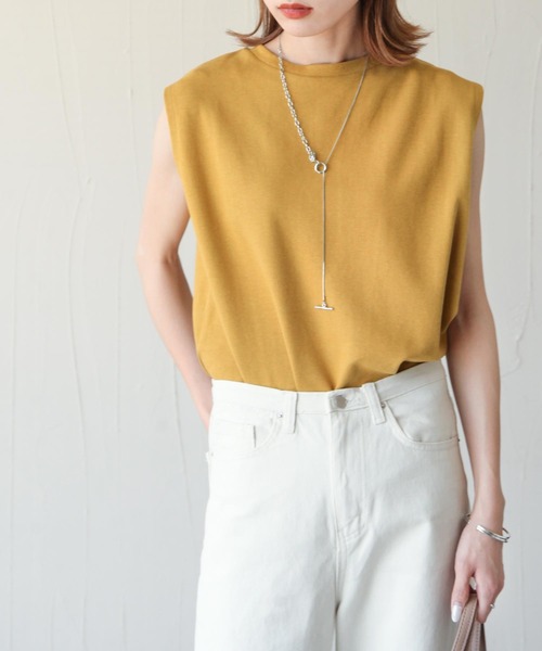 Chillfar（チルファー）の「タンクチュニック（チュニック・レディース・ブラック/オフホワイト/ベージュ/チャコール/マスタード/モカ・FREE）」の13枚目の写真