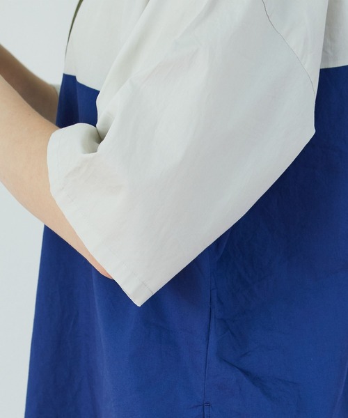 FRAPBOIS（フラボア）の「ジップトーン シャツ（シャツ/ブラウス・レディース・ブラック/ブルー・1/2）」の15枚目の写真