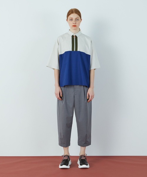 FRAPBOIS（フラボア）の「ジップトーン シャツ（シャツ/ブラウス・レディース・ブラック/ブルー・1/2）」の17枚目の写真