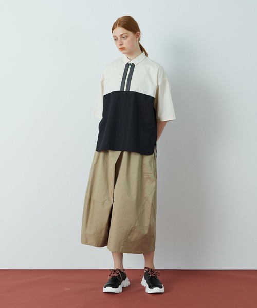 FRAPBOIS（フラボア）の「ジップトーン シャツ（シャツ/ブラウス・レディース・ブラック/ブルー・1/2）」の20枚目の写真