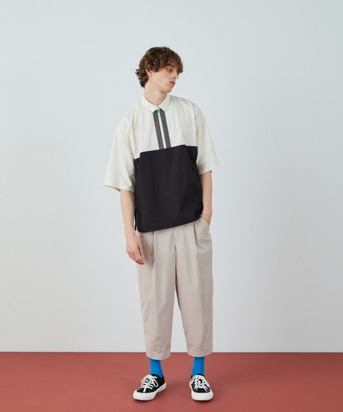 FRAPBOIS（フラボア）の「ジップトーン シャツ（シャツ/ブラウス・レディース・ブラック/ブルー・1/2）」の22枚目の写真