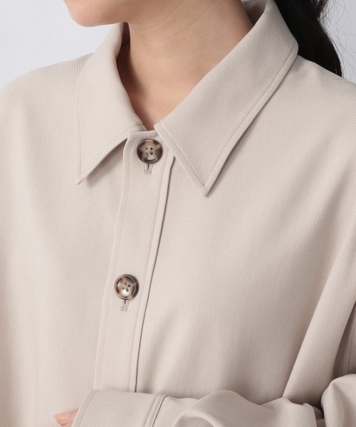 LOWRYS FARM（ローリーズファーム）の「メランジツイルウシロタックジャケット　956923（テーラードジャケット・レディース・ダークブラウン/イエロー/アイボリー・FREE）」の6枚目の写真