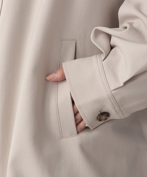 LOWRYS FARM（ローリーズファーム）の「メランジツイルウシロタックジャケット　956923（テーラードジャケット・レディース・ダークブラウン/イエロー/アイボリー・FREE）」の5枚目の写真