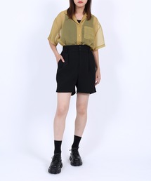 PUNYUS | シアー開襟シャツ(シャツ/ブラウス)