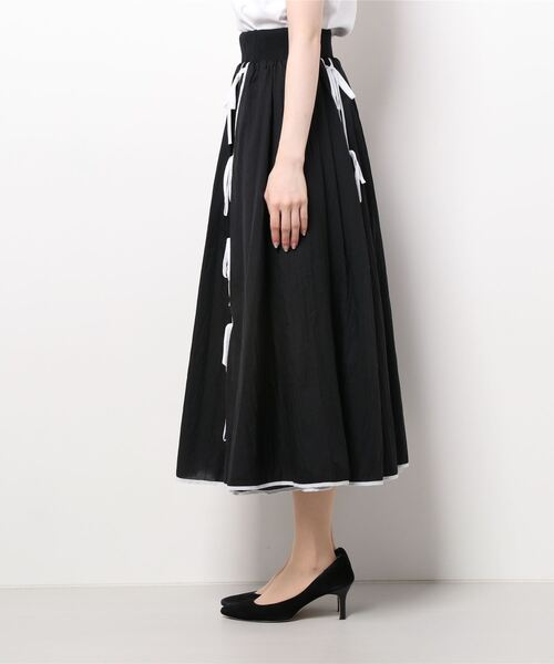 PAIN(ペイン)の「シアーリボンロングスカート(スカート・レディース・ブラック/ブルー/ピンク・FREE)」の16枚目の写真