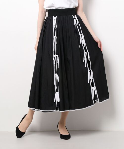 PAIN(ペイン)の「シアーリボンロングスカート(スカート・レディース・ブラック/ブルー/ピンク・FREE)」の17枚目の写真