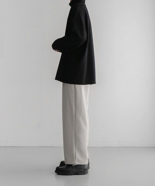 remer（リメール）の「loose basic wide PT《21秋冬》/ ルーズベーシックワイドパンツ（その他パンツ・メンズ・チャコールグレー/ブラック/オフホワイト・SMALL/MEDIUM/LARGE）」の10枚目の写真