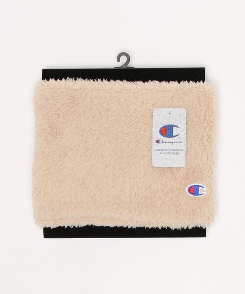 Champion(チャンピオン)の「Champion/チャンピオン キッズボアネックウォーマー(ネックウォーマー/スヌード・キッズ・ブラック/ベージュ/ブラウン/ピンク/ミント/パープル/ブルー/ネイビー・ONE SIZE/ONESIZE)」の4枚目の写真