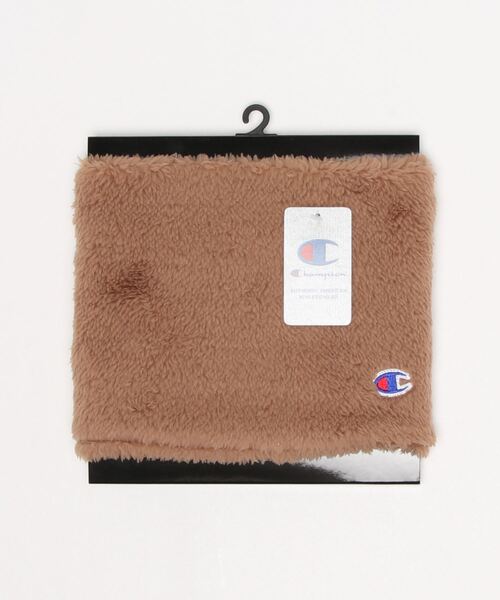 Champion(チャンピオン)の「Champion/チャンピオン キッズボアネックウォーマー(ネックウォーマー/スヌード・キッズ・ブラック/ベージュ/ブラウン/ピンク/ミント/パープル/ブルー/ネイビー・ONE SIZE/ONESIZE)」の3枚目の写真