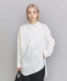 BEAUTY&YOUTH UNITED ARROWS | BY コットンタイプライターワイド スキッパーシャツ -ウォッシャブル-(シャツ/ブラウス)