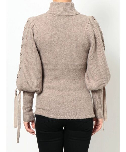 LAGUNAMOON（ラグナムーン）の「ハンドステッチテープニットプルオーバー（ニット/セーター・レディース・ブラウン/アイボリー/モカ・FREE）」の17枚目の写真