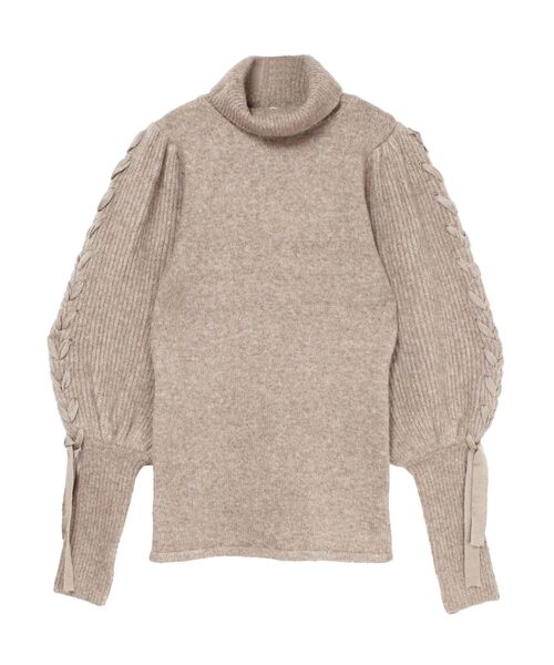 LAGUNAMOON（ラグナムーン）の「ハンドステッチテープニットプルオーバー（ニット/セーター・レディース・ブラウン/アイボリー/モカ・FREE）」の15枚目の写真