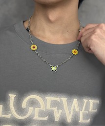 マルチカラー」に該当するレディースのネックレスファッション