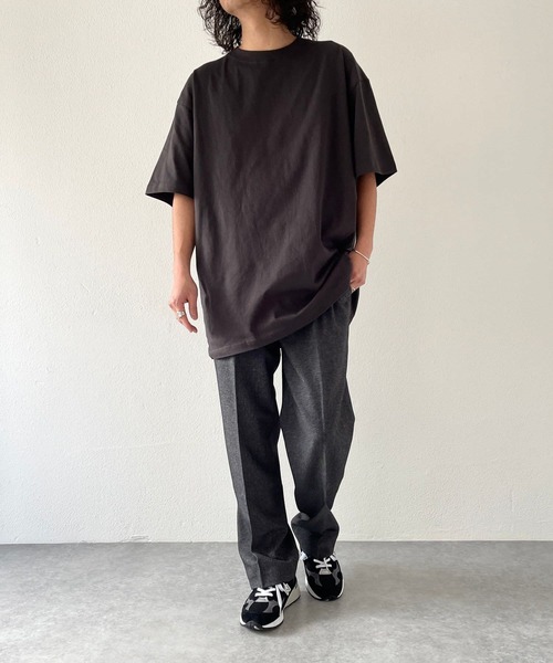GIANNI VERSACE ダブル2タックスラックスパンツ グレー/TW274 GIANNI VERSACE ダブル2タックスラックスパンツ グレー/TW274
