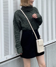 SPIRALGIRL | ミニケーブルタートルネックニット(ニット/セーター)