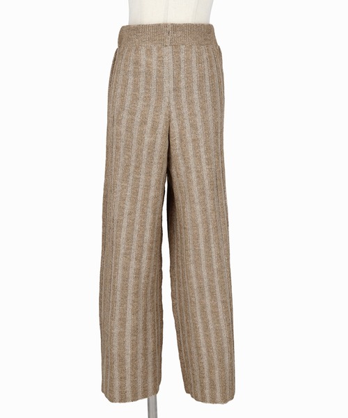 coca（coca）（コカ）の「＼新色登場／ふわふわ太リブニットパンツ（その他パンツ・レディース・チャコールグレー/ネイビー/ベージュ・SHORT/LONG）」の21枚目の写真