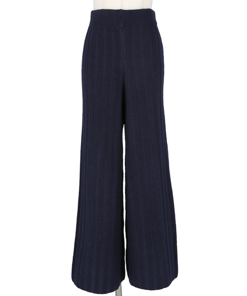 coca（coca）（コカ）の「＼新色登場／ふわふわ太リブニットパンツ（その他パンツ・レディース・チャコールグレー/ネイビー/ベージュ・SHORT/LONG）」の22枚目の写真