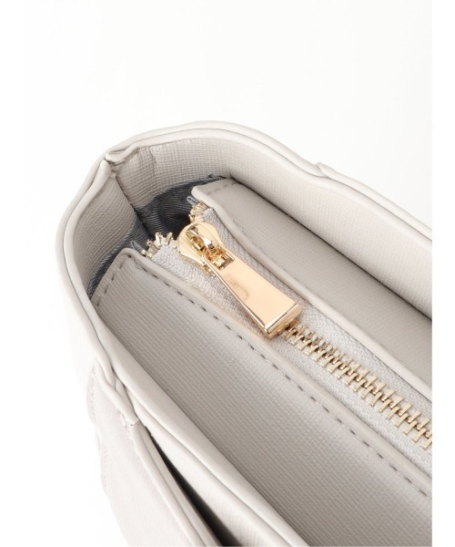 m.f.editorial（エムエフエディトリアル）の「エムエフエディトリアルレディース/m.f.editorial：Women  サフィアーノ型押し バイカラートートバッグ A4対応（トートバッグ・レディース・ブラック/ライトグレー・FREE）」の22枚目の写真