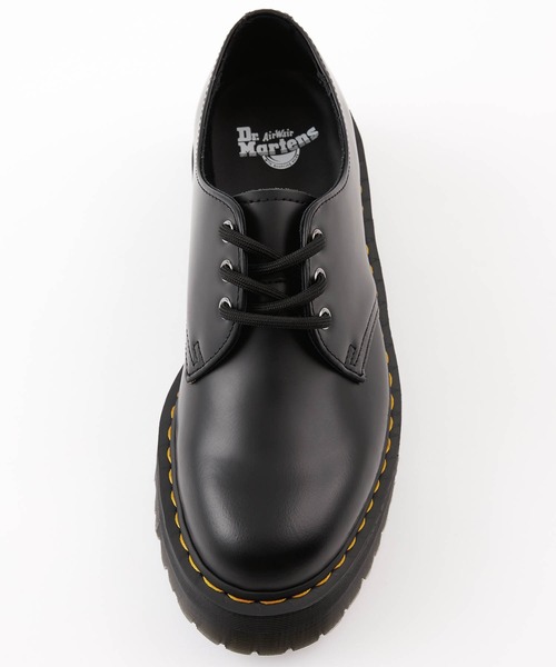 Dr. Martens（ドクターマーチン）の「Dr.Martens / ドクターマーチン 1461 QUAD 3EYE SHOE 3ホール クアッド ハイソール シューズ（ブーツ・メンズ・ブラック・9/11/7/6/8/10/5）」の2枚目の写真