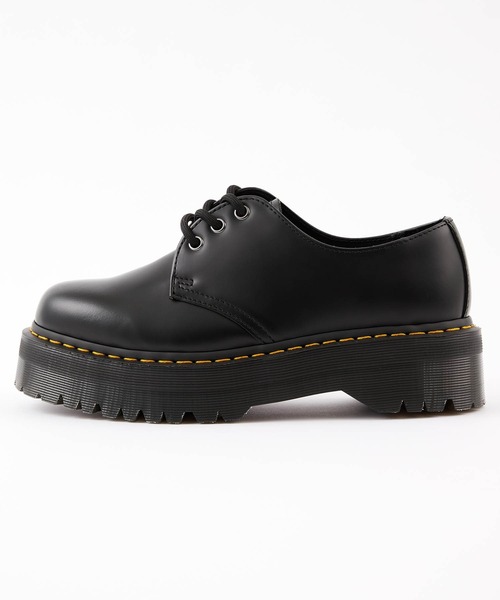 Dr. Martens（ドクターマーチン）の「Dr.Martens / ドクターマーチン 1461 QUAD 3EYE SHOE 3ホール クアッド ハイソール シューズ（ブーツ・メンズ・ブラック・9/11/7/6/8/10/5）」の3枚目の写真