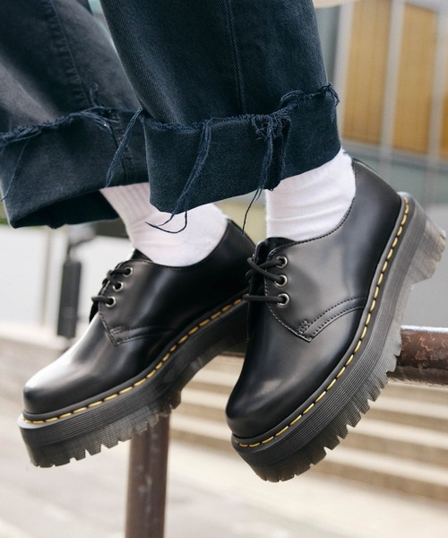 Dr. Martens（ドクターマーチン）の「Dr.Martens / ドクターマーチン 1461 QUAD 3EYE SHOE 3ホール クアッド ハイソール シューズ（ブーツ・メンズ・ブラック・9/11/7/6/8/10/5）」の10枚目の写真