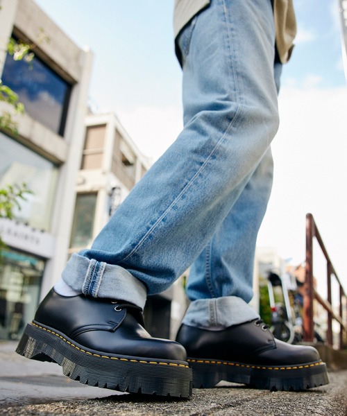 Dr. Martens（ドクターマーチン）の「Dr.Martens / ドクターマーチン 1461 QUAD 3EYE SHOE 3ホール クアッド ハイソール シューズ（ブーツ・メンズ・ブラック・9/11/7/6/8/10/5）」の16枚目の写真