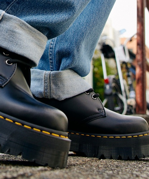 Dr. Martens（ドクターマーチン）の「Dr.Martens / ドクターマーチン 1461 QUAD 3EYE SHOE 3ホール クアッド ハイソール シューズ（ブーツ・メンズ・ブラック・9/11/7/6/8/10/5）」の15枚目の写真