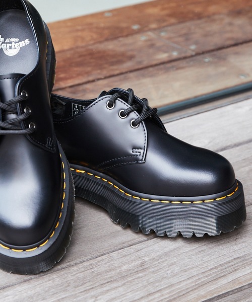 Dr. Martens（ドクターマーチン）の「Dr.Martens / ドクターマーチン 1461 QUAD 3EYE SHOE 3ホール クアッド ハイソール シューズ（ブーツ・メンズ・ブラック・9/11/7/6/8/10/5）」の12枚目の写真