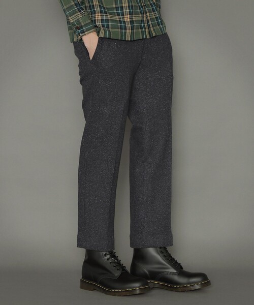 MACKINTOSH LONDON(マッキントッシュ ロンドン)の「【FLEX JERSEY】絹ネップシャーリングパンツ(その他パンツ・メンズ・チャコールグレー/ベージュ系その他・40/38/42)」の2枚目の写真