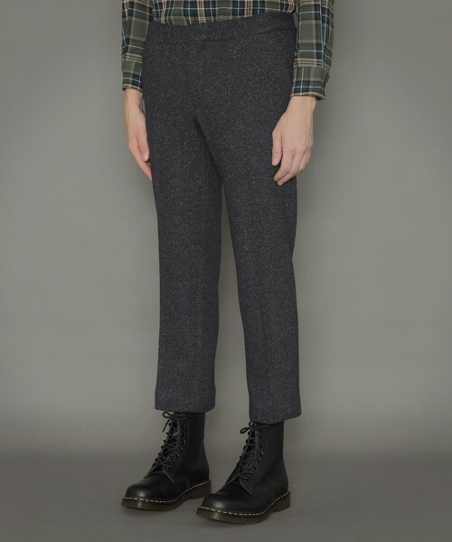 MACKINTOSH LONDON(マッキントッシュ ロンドン)の「【FLEX JERSEY】絹ネップシャーリングパンツ(その他パンツ・メンズ・チャコールグレー/ベージュ系その他・40/38/42)」の7枚目の写真