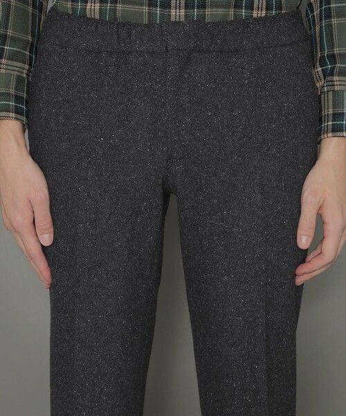 MACKINTOSH LONDON(マッキントッシュ ロンドン)の「【FLEX JERSEY】絹ネップシャーリングパンツ(その他パンツ・メンズ・チャコールグレー/ベージュ系その他・40/38/42)」の5枚目の写真