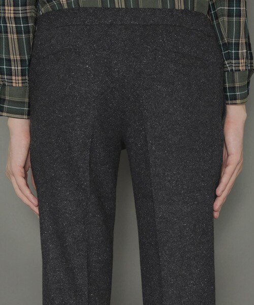 MACKINTOSH LONDON(マッキントッシュ ロンドン)の「【FLEX JERSEY】絹ネップシャーリングパンツ(その他パンツ・メンズ・チャコールグレー/ベージュ系その他・40/38/42)」の4枚目の写真