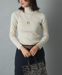 un dix cors | 大人の日常着インナー　リブタートル(ニット/セーター)